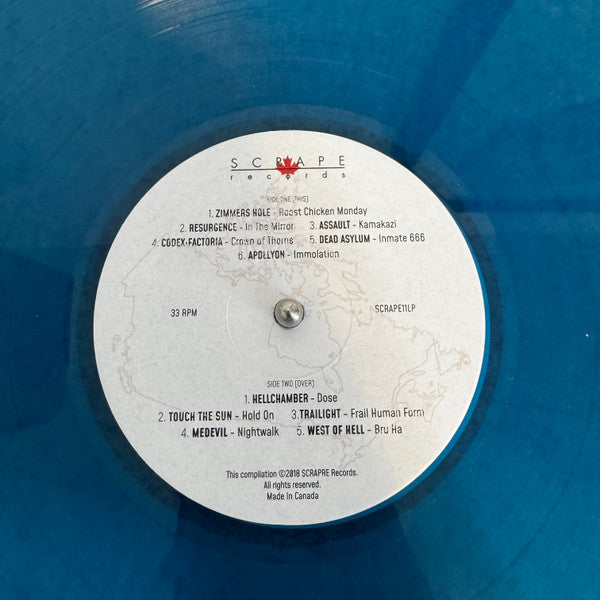 Various : Scrape Records “The Label” Vinyl Sampler (12",33 ⅓ RPM,Compilation)