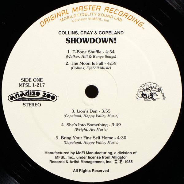 Albert Collins / Robert Cray / Johnny Copeland : Showdown! (LP,Album,Limited Edition,Numbered,Reissue,Remastered,Stereo)