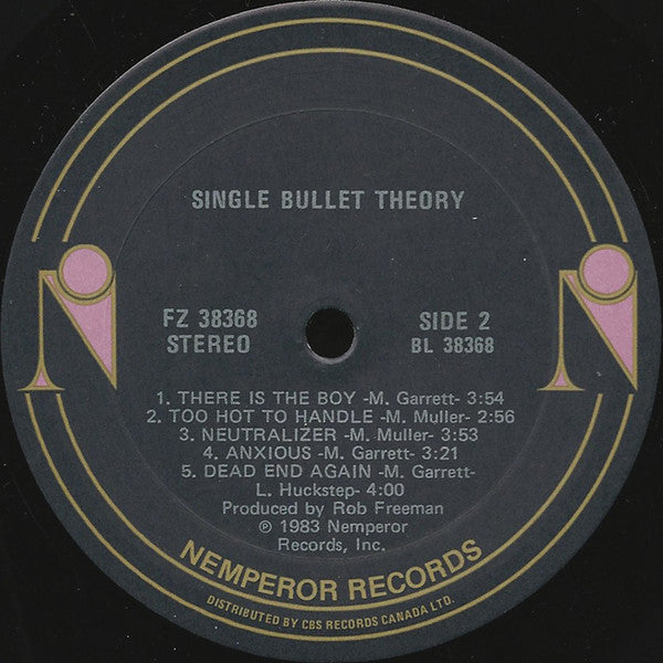 Single Bullet Theory (2) : Single Bullet Theory (LP,Album)
