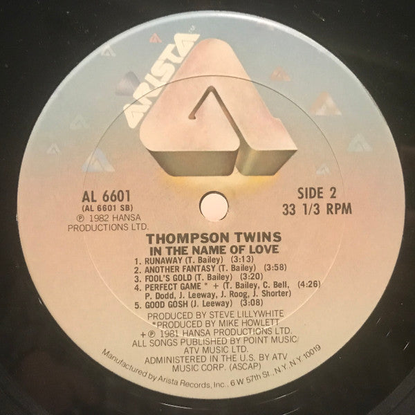 Thompson Twins : In The Name Of Love (LP,Album)