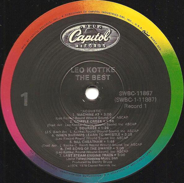 Leo Kottke : The Best (LP,Compilation,Promo)