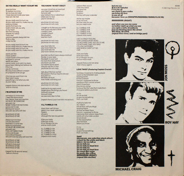 Culture Club : Kissing To Be Clever (LP,Album,Stereo)