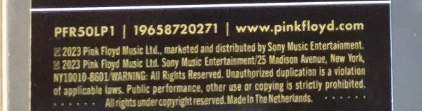 Pink Floyd : The Dark Side Of The Moon (LP,Album,Reissue,Remastered,Stereo)