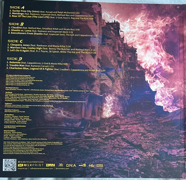 Wu-Tang Clan, Allah Mathematics : Black Samson, The Bastard Swordsman (LP,45 RPM,Record Store Day,Numbered)