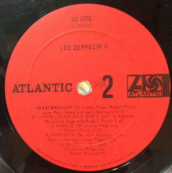 Led Zeppelin : Led Zeppelin II (LP,Album,Stereo)
