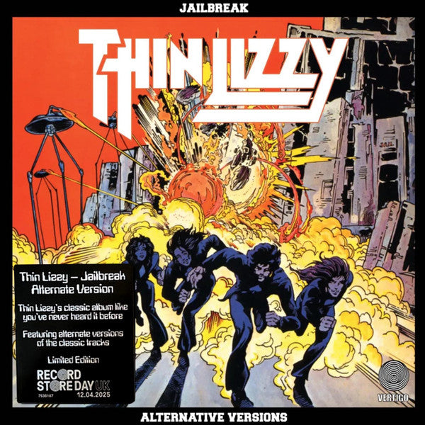 Thin Lizzy : Jailbreak Alternative Versions (LP,Album,Record Store Day,Limited Edition,Stereo)