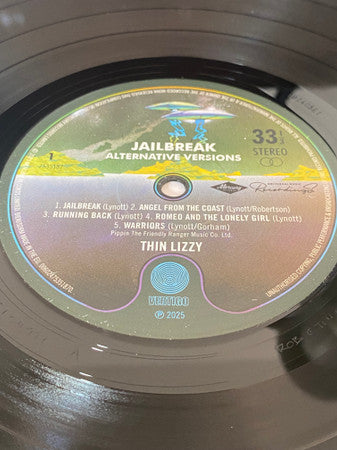 Thin Lizzy : Jailbreak Alternative Versions (LP,Album,Record Store Day,Limited Edition,Stereo)