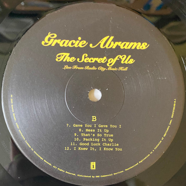 Gracie Abrams : The Secret Of Us (Live From Radio City Music Hall) (LP,Record Store Day)