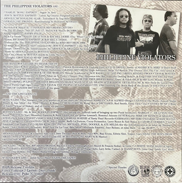 Philippine Violators : The Third Offense (LP,Album)
