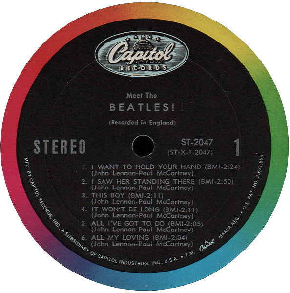 Beatles, The : Meet The Beatles! (LP,Album,Reissue,Stereo)