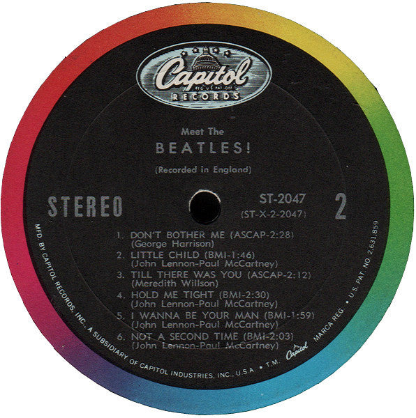 Beatles, The : Meet The Beatles! (LP,Album,Reissue,Stereo)