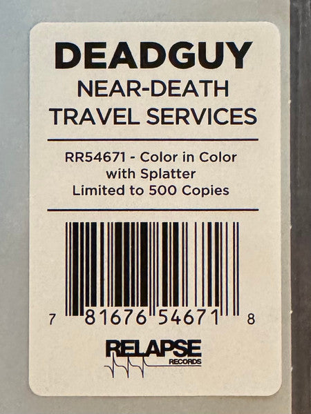 Deadguy : Near-Death Travel Services (LP,Album,Limited Edition)