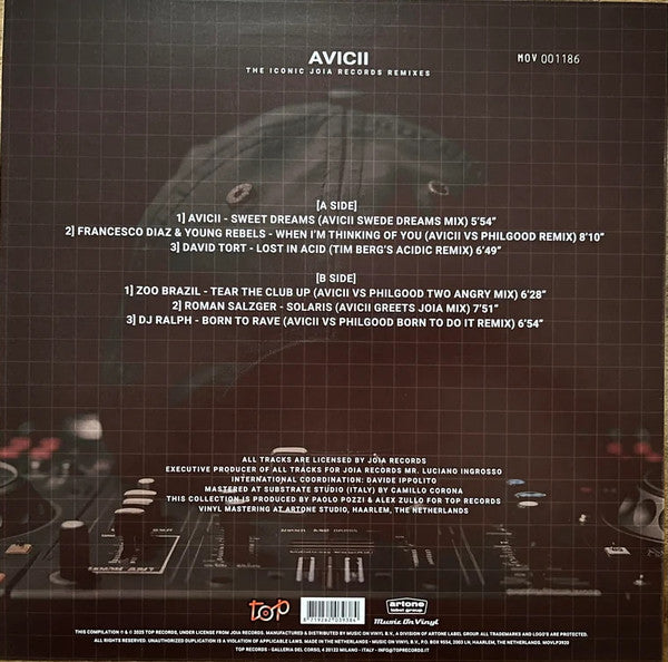 Avicii : The Iconic Joia Records Remixes (LP,Compilation,Limited Edition,Numbered)
