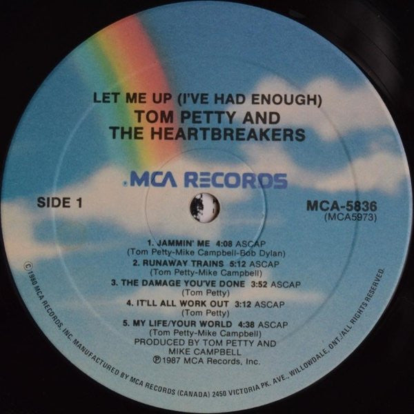 Tom Petty And The Heartbreakers : Let Me Up (I've Had Enough) (LP,Album)