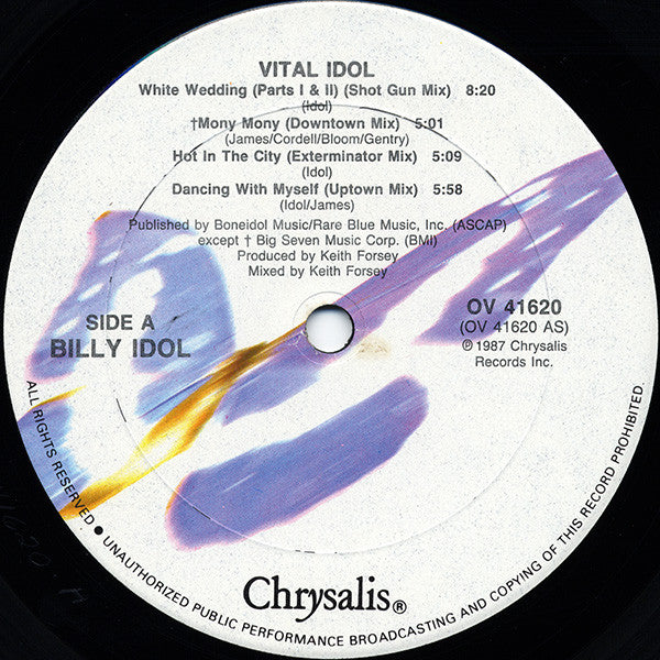 Billy Idol : Vital Idol (LP,Compilation,Reissue)
