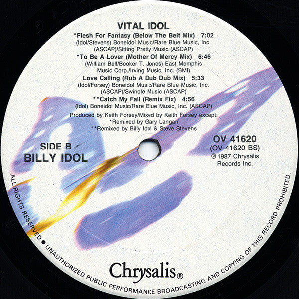 Billy Idol : Vital Idol (LP,Compilation,Reissue)