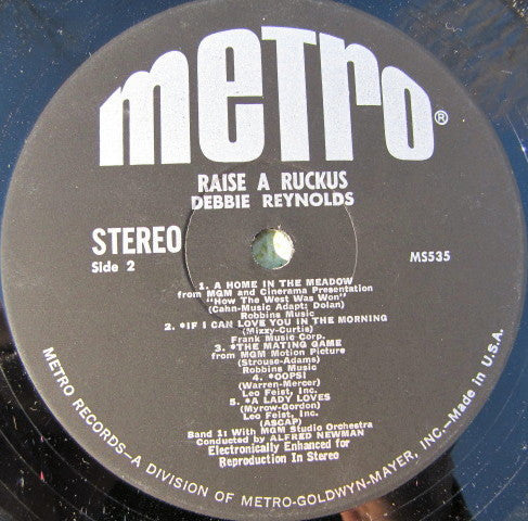 Debbie Reynolds : Raise A Ruckus (LP,Stereo,Compilation)