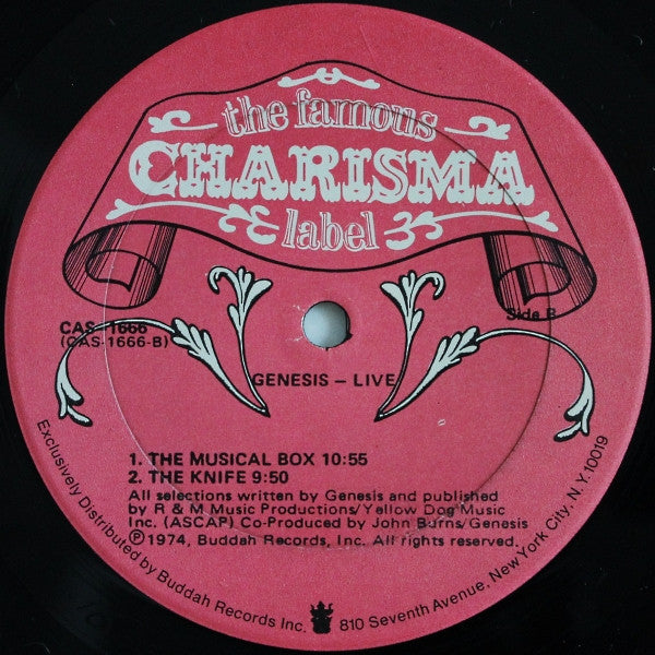Genesis : Live (LP,Album)