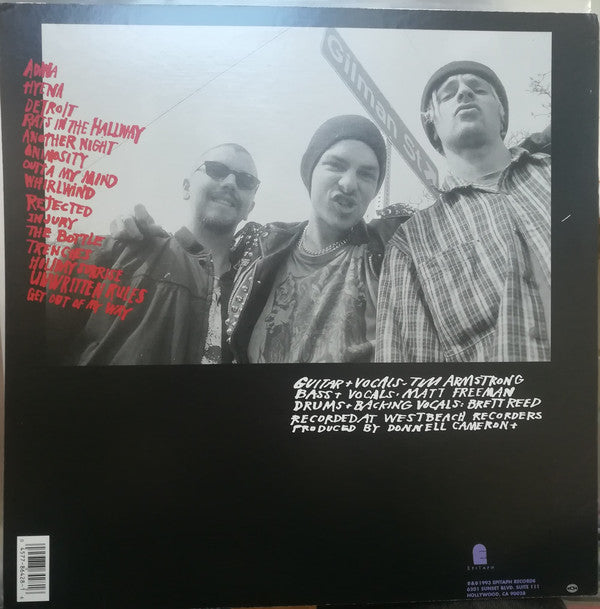 Rancid : Rancid (LP,Album,Repress)