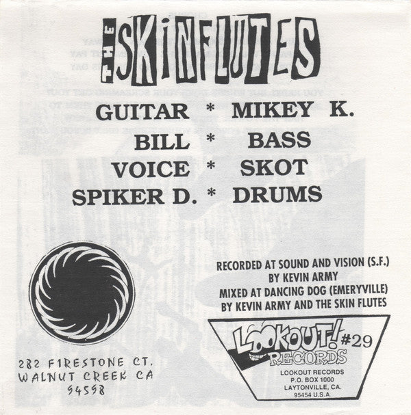 Skinflutes, The : Sawhorse (7",45 RPM,EP)
