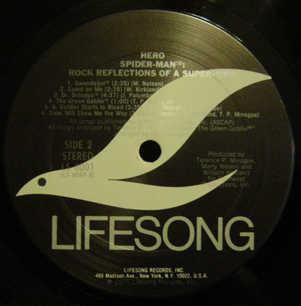 Hero (18) : Spider-Man: Rock Reflections Of A Superhero (LP,Album)
