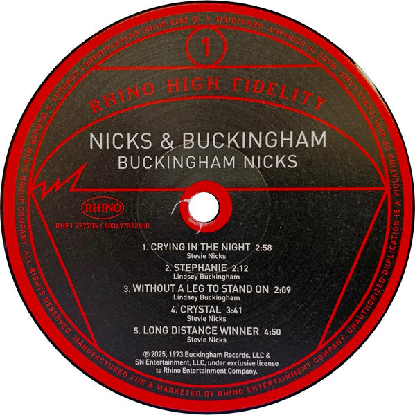 Buckingham Nicks : Buckingham Nicks (LP,Album,Limited Edition,Reissue,Stereo)