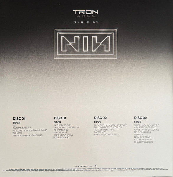 Nine Inch Nails : Tron: Ares (Original Motion Picture Soundtrack) (LP,Album,Limited Edition,Stereo)
