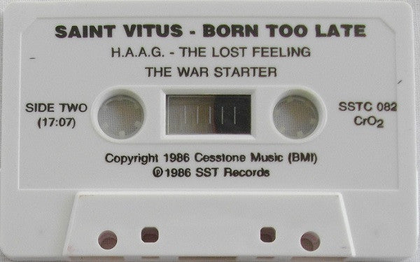 Saint Vitus : Born Too Late (Album)