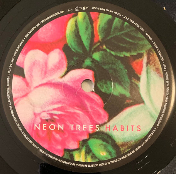 Neon Trees : Habits (LP,Album,Stereo)
