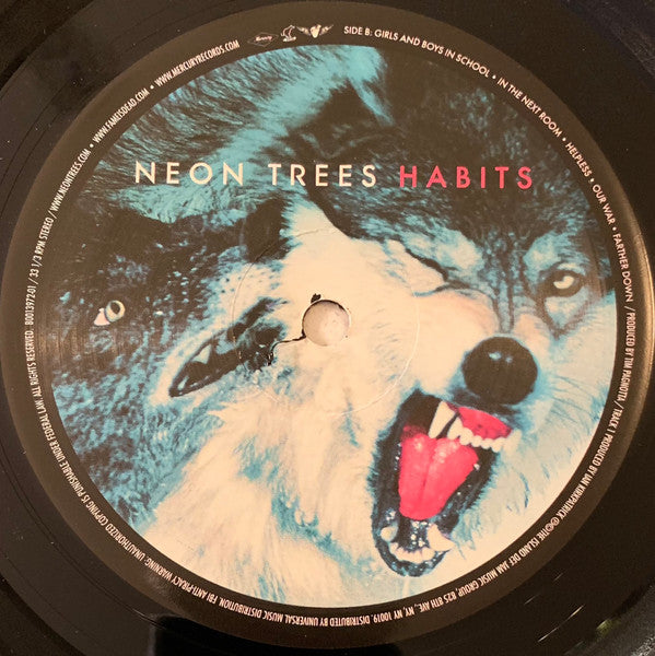 Neon Trees : Habits (LP,Album,Stereo)