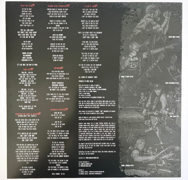 Agnostic Front : Echoes In Eternity (LP,Album,Limited Edition)