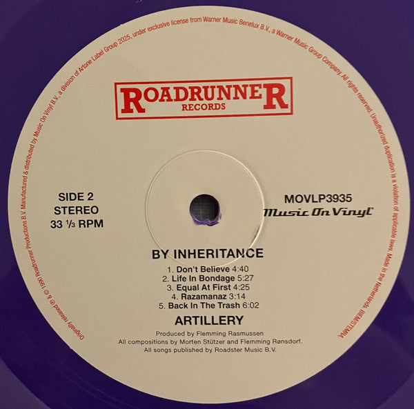 Artillery (2) : By Inheritance (LP,Album,Limited Edition,Reissue,Stereo)