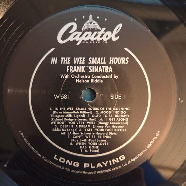 Frank Sinatra : In The Wee Small Hours (LP,Album,Reissue,Remastered,Mono)
