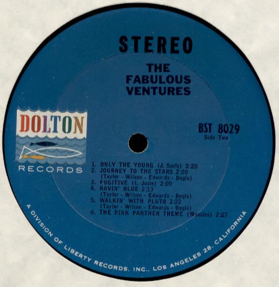 Ventures, The : The Fabulous Ventures (LP,Stereo)