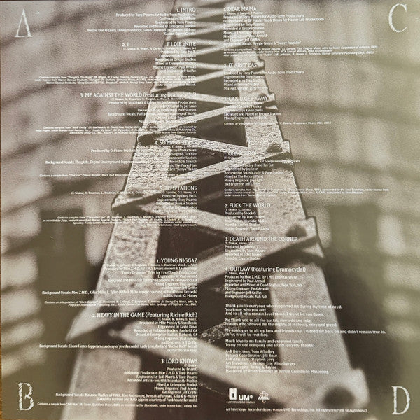 2Pac : Me Against The World (LP,Album,Reissue,Stereo)