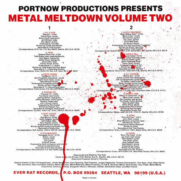 Various : Metal Meltdown II (LP,Compilation)