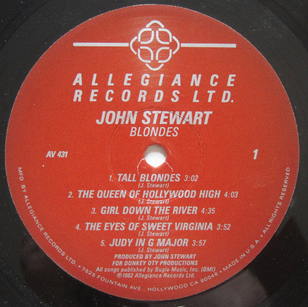 John Stewart (2) : Blondes (LP,Album)