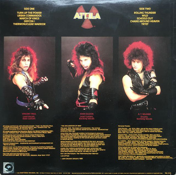 Attila : Rolling Thunder (LP,Album)