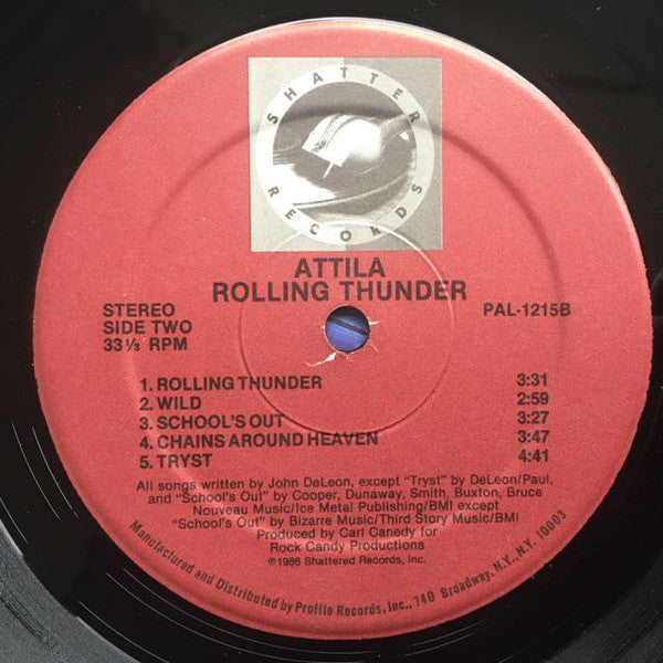 Attila : Rolling Thunder (LP,Album)