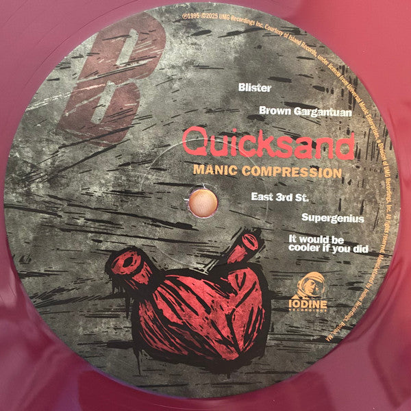 Quicksand (3) : Manic Compression (LP,Album,Reissue,Remastered)