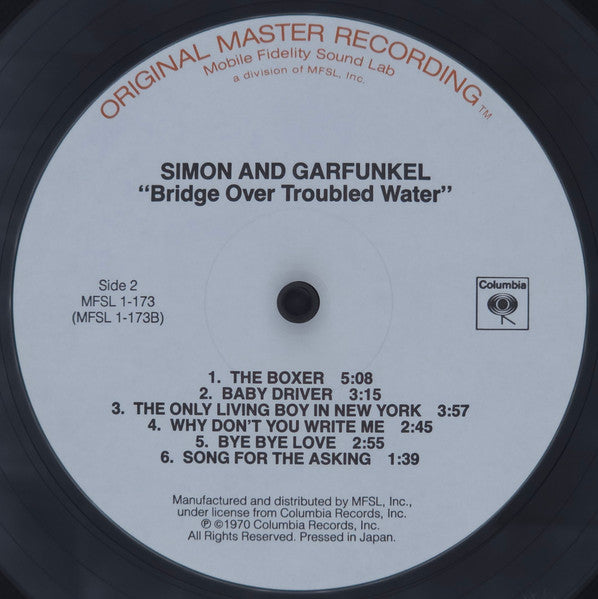 Simon & Garfunkel : Bridge Over Troubled Water (LP,Album,Reissue,Remastered,Stereo)