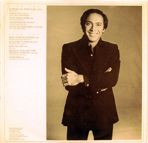 Paul Anka : Listen To Your Heart (LP,Album)
