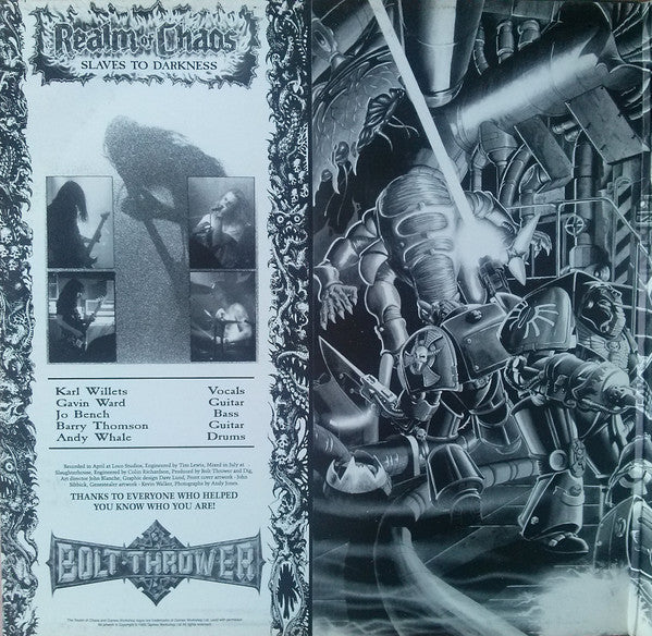 Bolt Thrower : Realm Of Chaos (Slaves To Darkness) (LP,Album)