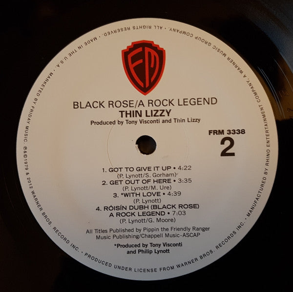 Thin Lizzy : Black Rose (A Rock Legend) (LP,Reissue,Remastered)