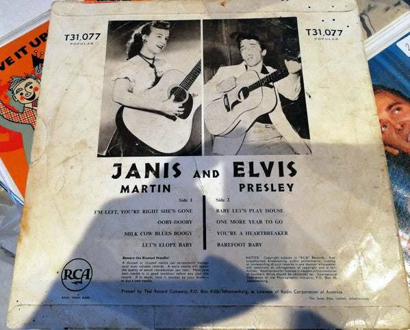 Janis Martin (2) And Elvis Presley : Janis And Elvis (LP,10",Compilation)