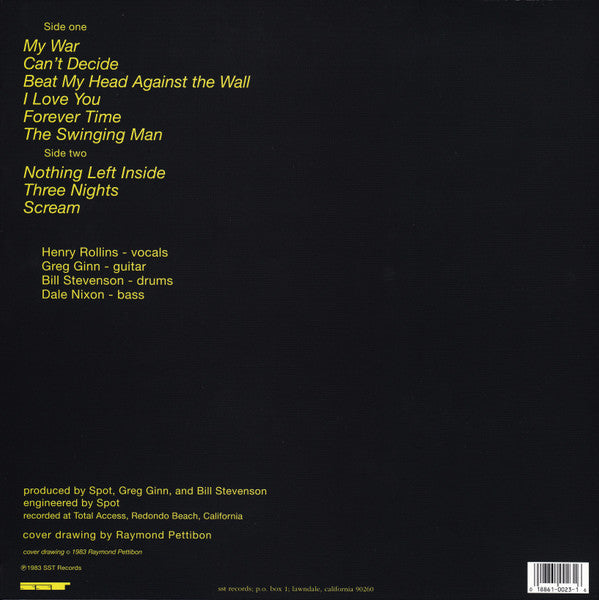Black Flag : My War (LP,Album,Reissue)