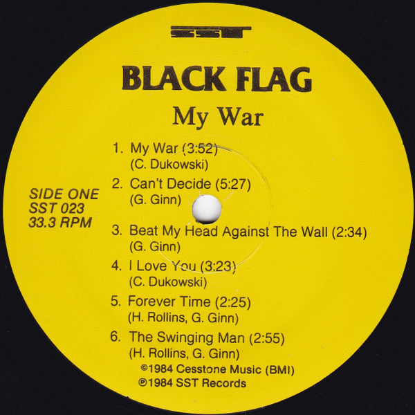 Black Flag : My War (LP,Album,Reissue)