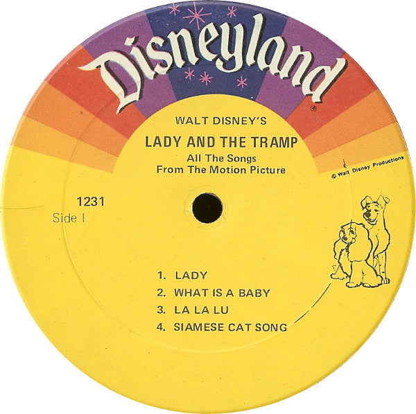 Peggy Lee : Walt Disney's Lady And The Tramp (All The Songs From The Film) (LP,Album)