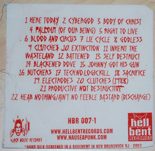 Nausea (2) : The Punk Terrorist Anthology Vol. 1 (LP,Compilation,Remastered,Limited Edition)
