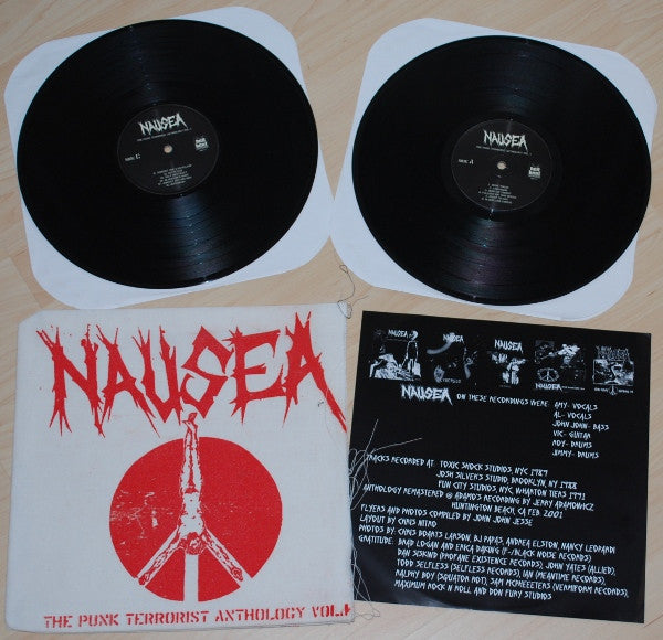 Nausea (2) : The Punk Terrorist Anthology Vol. 1 (LP,Compilation,Remastered,Limited Edition)
